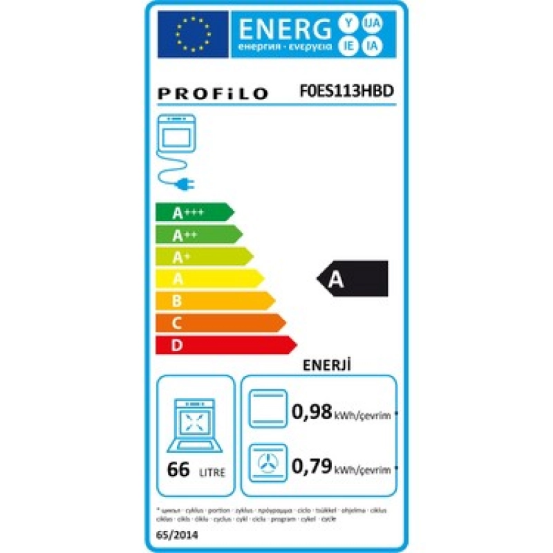 Profilo F0ES113HBD Solo Fırın